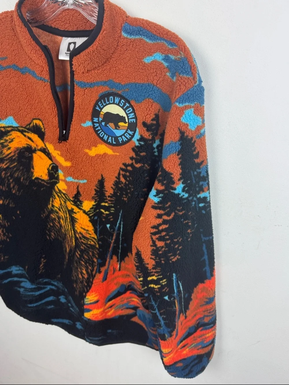Yellowstone National Park Fleece Pullover - Picture 3 of 7